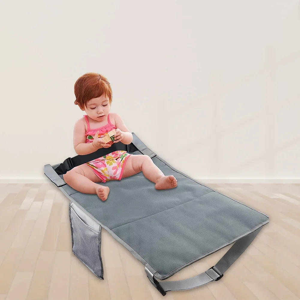 Kids Airplane Seat Extender Cushion Portable Airplane Footrest Foldable Lightweight for Flight Flying Essentials