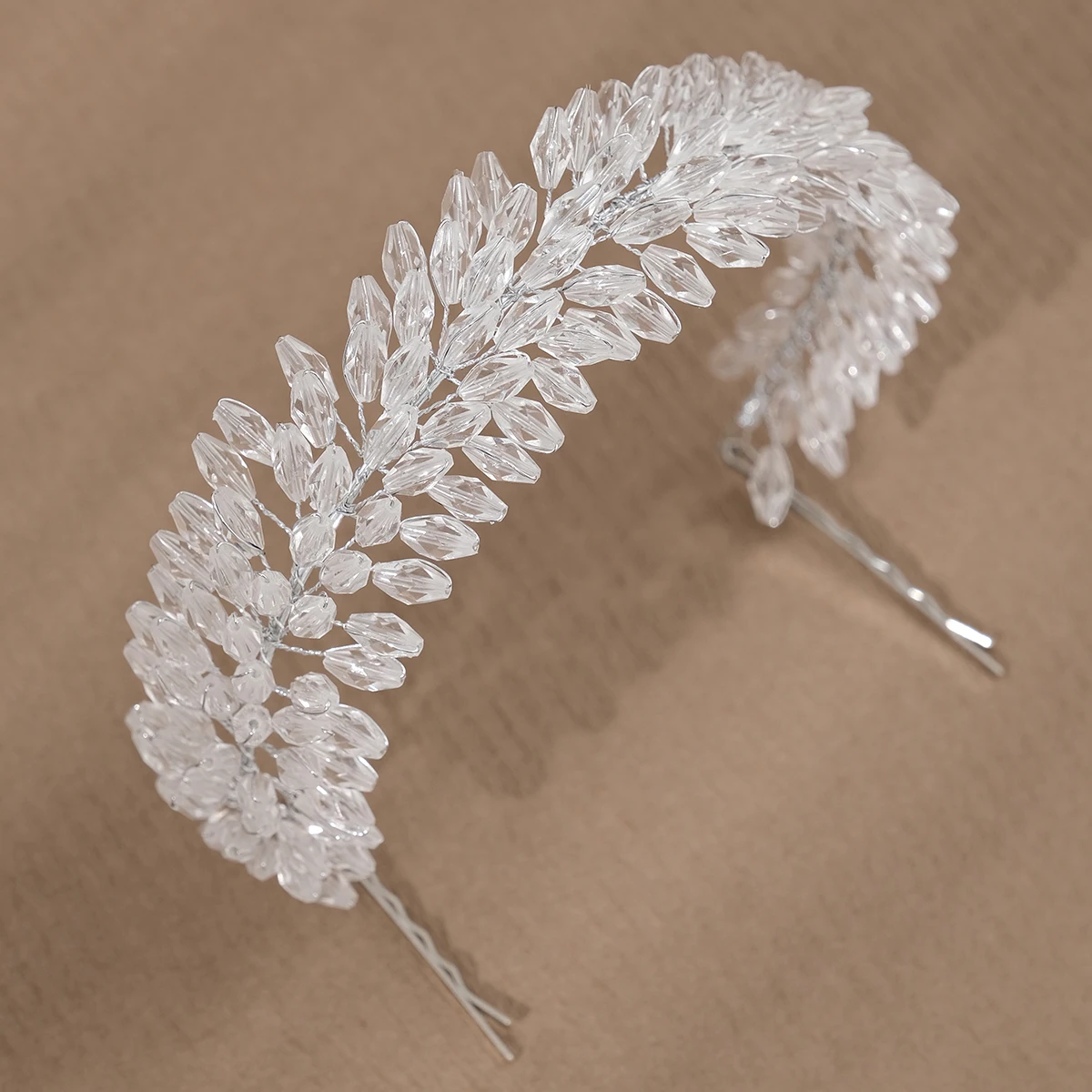 Bridal Wedding Crystal Beaded Heavy Duty Hair Bands Luxury Headbands For Women Holiday Headwear Elegant Hair Accessories