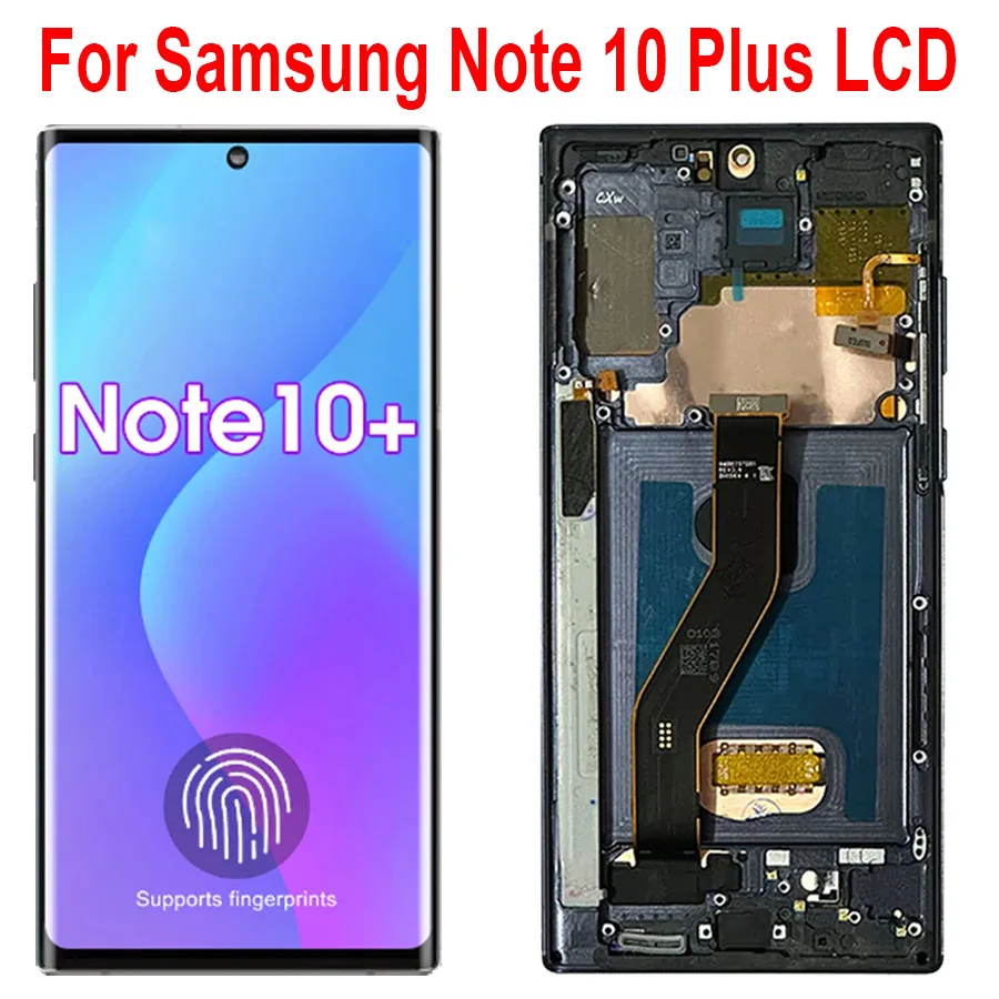 ForAmoledNote10PlusScreenforSamsungGalaxyNote10N975FLcd