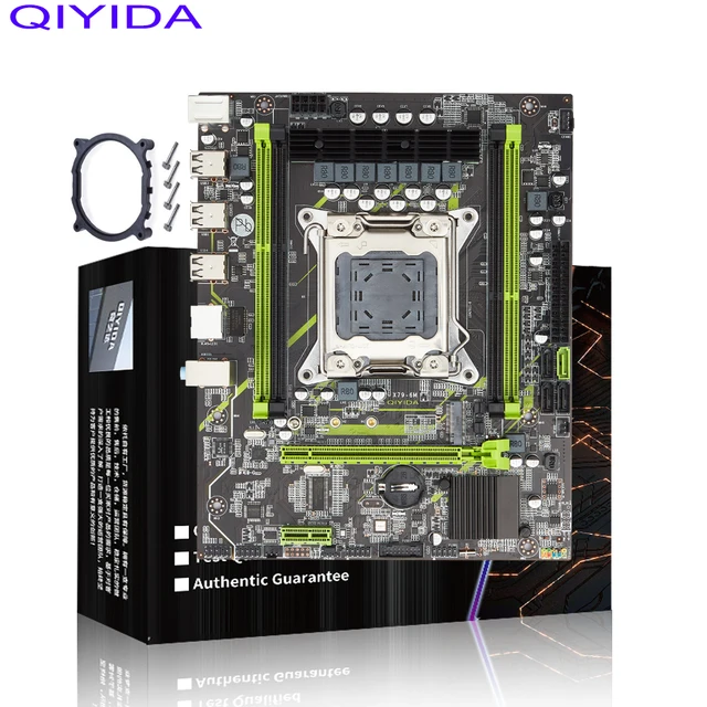 Qiyida X79 Motherboard LGA 2011 USB2.0 SATA3 Support REG ECC Memory And Xeon E5 Processor 4DDR3 PCI-E NVME M.2 1