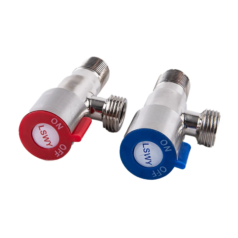 Angle Stop Valves OFF ON Switch G1/2 Water Stop Valve for Bathroom