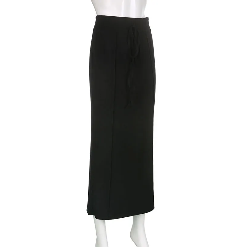 straight long skirt