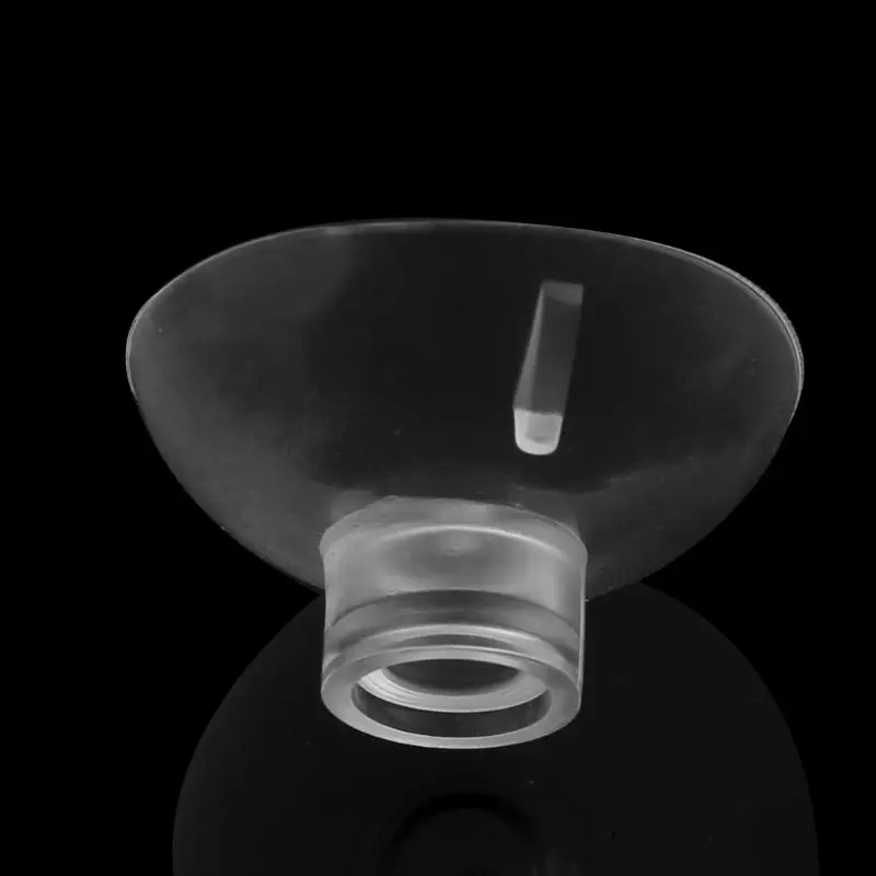 Aquarium Suction Cup 30mm Dia. Aquarium Fish Tank Suction Cup Replacement No Clip Sucker Soft Transparent Plastic for Fish Feeder Tube