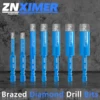 2/5/10PCS 5-16mm Brazed Dry Ceramic Tile Drill Bit Marble Granite Vitrified Tile Hole Opener Diamond Drill Bit Hole Saw