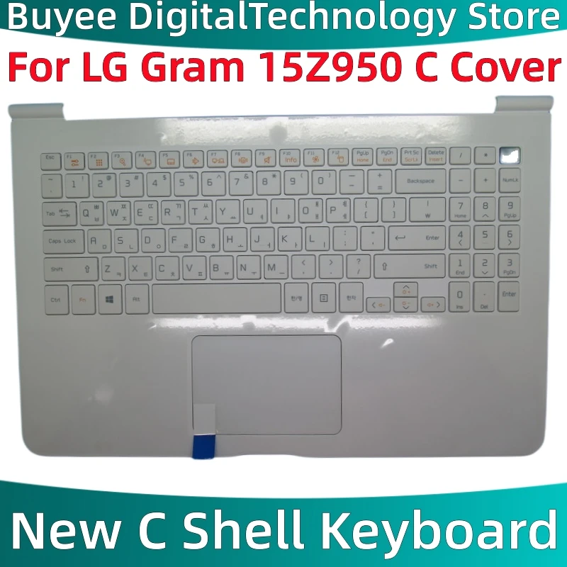 

15Z950 UK KR New Original Keyboard For LG Gram 15Z950 With C Shell Palmrest TopCase Trackpad Laptop Upper Keyboard