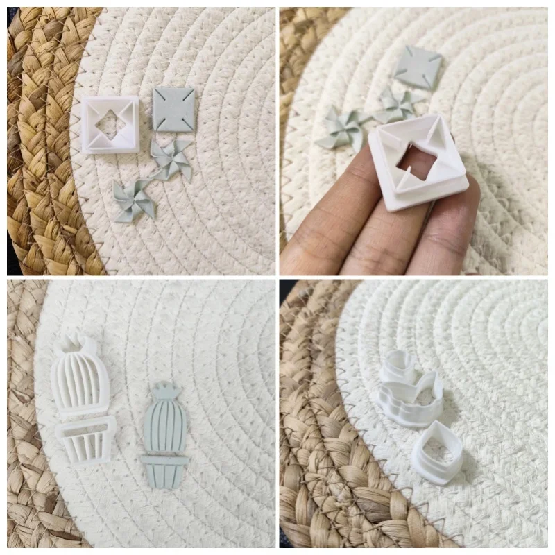 Polymer Clay Molds Pinwheel Contour/Cloud Water Drop Pottery Mold for Earrings Jewelry Decoration Making Clay Cutters polymer clay tools,pottery tools,clay sculpting tools,pottery sculpting tools,clay craft tool
