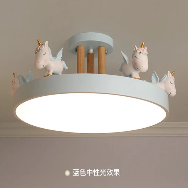 Lustre licorne arc en ciel - Enfant bébé/Luminaire enfant bébé