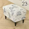 Ottoman Stool Covers Spandex Rectangle Stretch Stool Cover All-inclusive Footstool Sofa Footrest Slipcover Furniture Protector 6