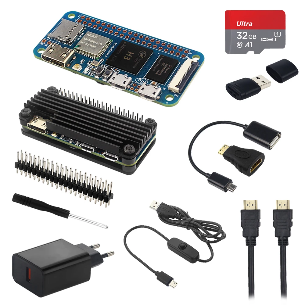 Banana pi m2 Zero Bpi-m2 Zero Alliwnner h3 Cortex-a7 Wifi e bt Mesmo Tamanho do Raspberry pi Zero Estojo Opcional Fonte de Alimentação w - Imagem 6