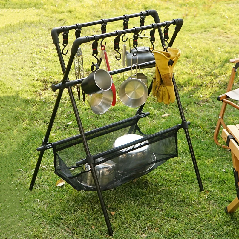 Foldable Camping Storage Rack 1