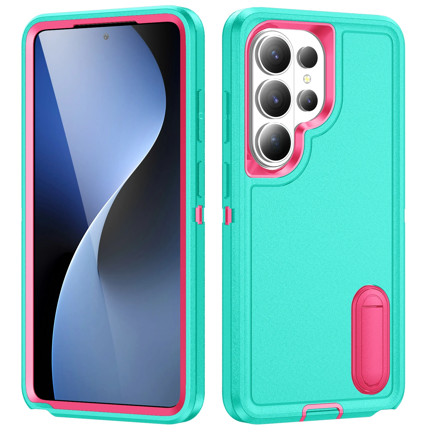 Shockproof Hard Bracket Phone Case with Enhanced Protection