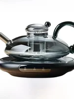 Ensemble de poêle Cerc intelligent pour usage domestique, Pot en verre haut de gamme, poêle de brassage de thé, nouveau modèle 2025, extérieur portable... 4