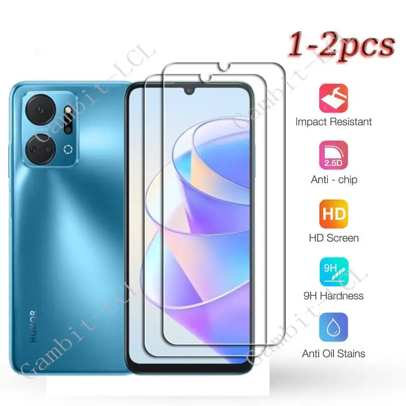 Фото 1-2 шт для Honor X5 X6 X6s X7 X8 X9 4G X10 X6a X7a Plus X8a 5G X30 X30i X40 GT X40i X50i Закаленное стекло Защитная пленка для экрана №1