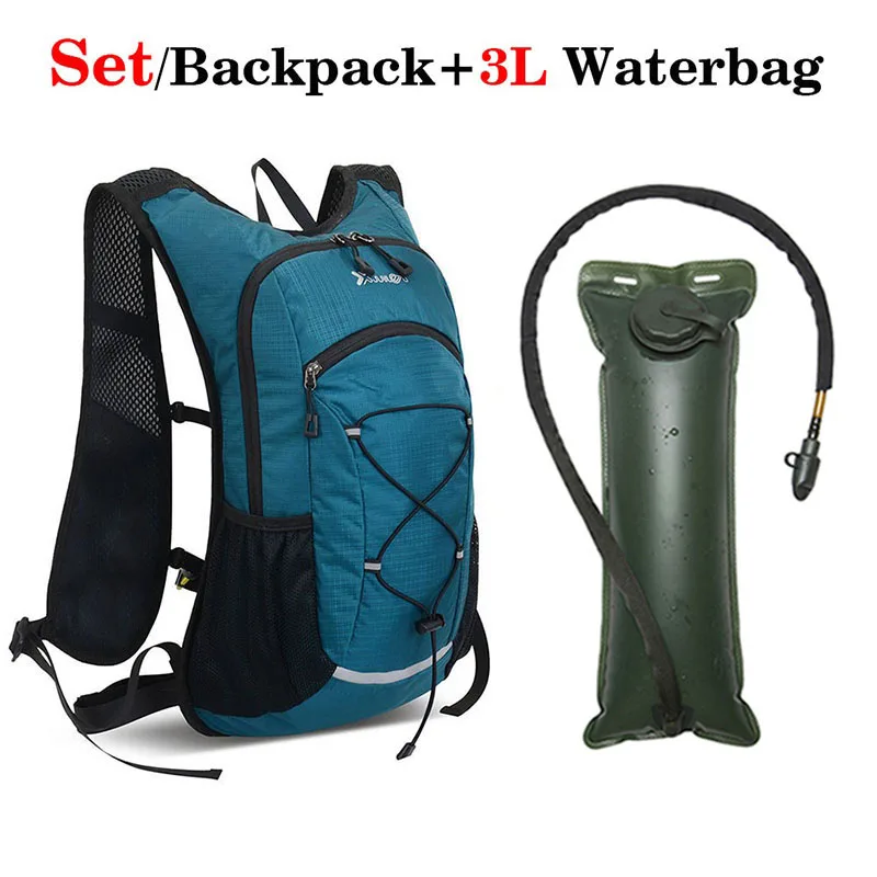 New Bike Riding Water Bag Backpack Portable Waterproof Rucksack Hydration Bag 3L Outdoor Sports Running Inner Bladder Knapsack 3