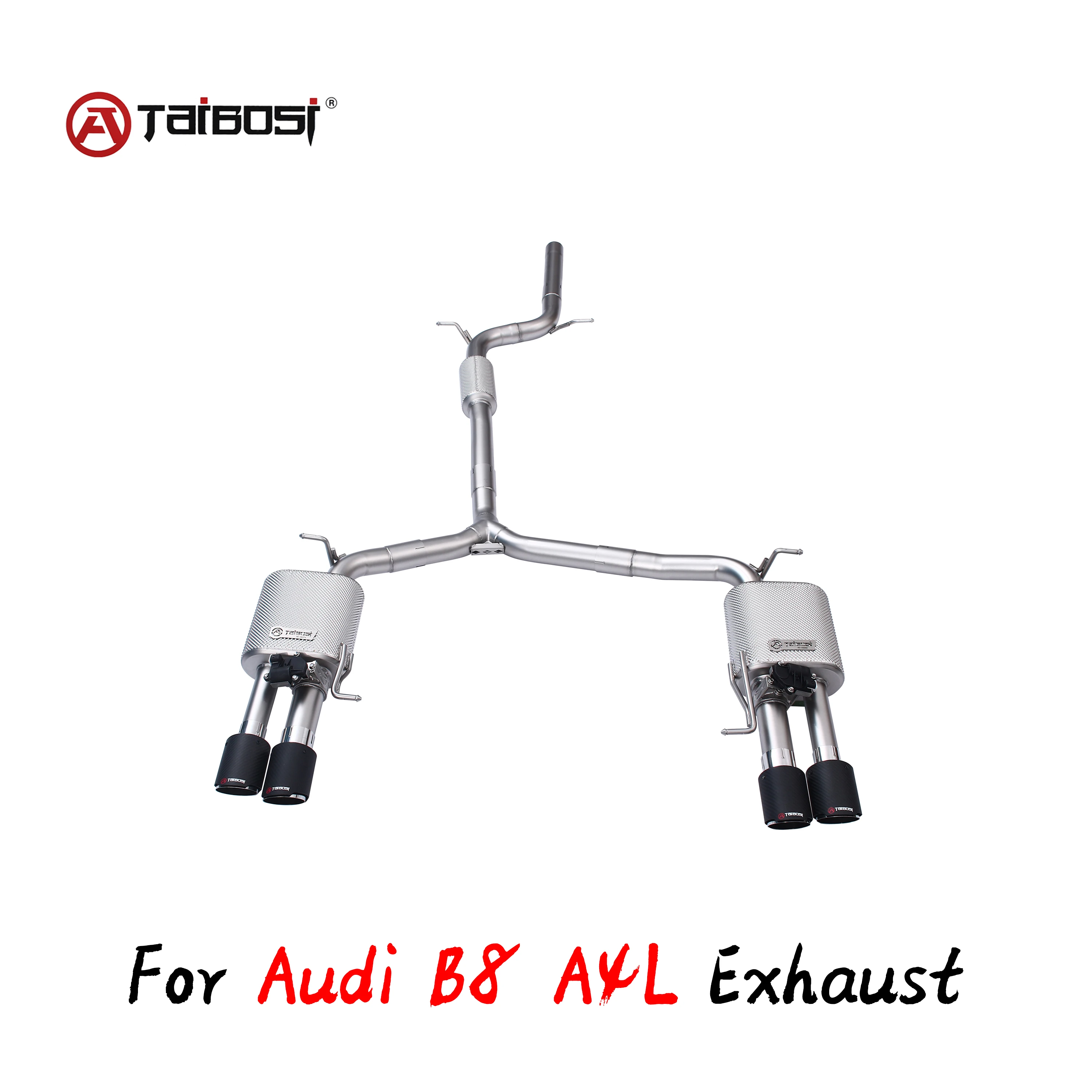 For Audi B8 A4 1.8T 2.0T Car Exhaust Catback Set Taibosi Performance