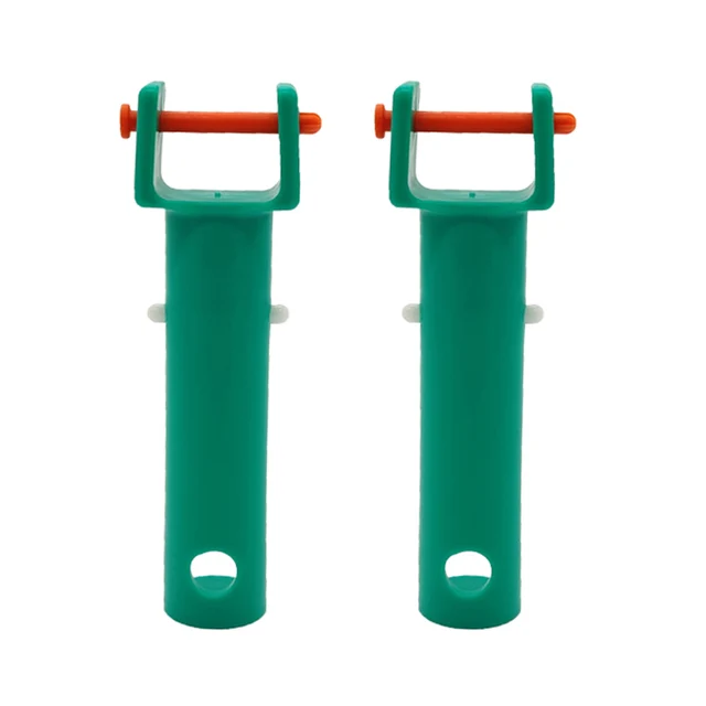 1/2Db Úszómedence Vákuum Fejfogantyú Cseréje V-Clip És Pin-Kóddal A Medence Gyógyfürdő-Vákuum Fejtisztító Szerszám Kiegészítők - Image 2