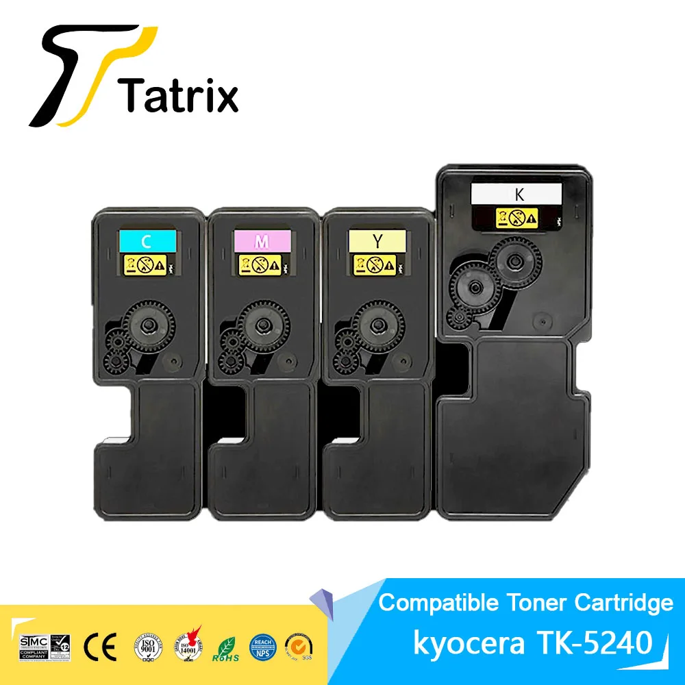 

Tatrix TK-5240 TK-5241 TK-5242 TK-5244 Toner Cartridge Compatible For KYOCERA ECOSYS M5526CDN/M5526CDW/P5026CDN/P5026CDW Printer