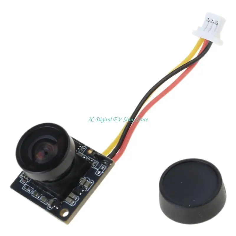 Vue de dessus de la caméra FPV 800TVL 2.1mm pour Mobula 6/7, montrant les détails du boîtier.