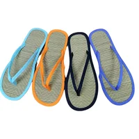 Women Flat Flip-flops Slippers Comfortable Non-slip Sandals Bamboo Rattan Flip Flop Home Bathroom Fashion Slippers Zapatos 1