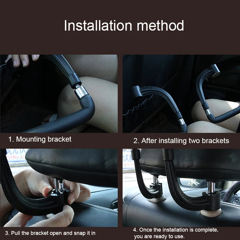 Universal Soft Car Coat Hangers Back Seat Headrest Coat Clothes Hanger Jackets Suits Holder Rack Auto Supplies 450*250mm car coat hanger