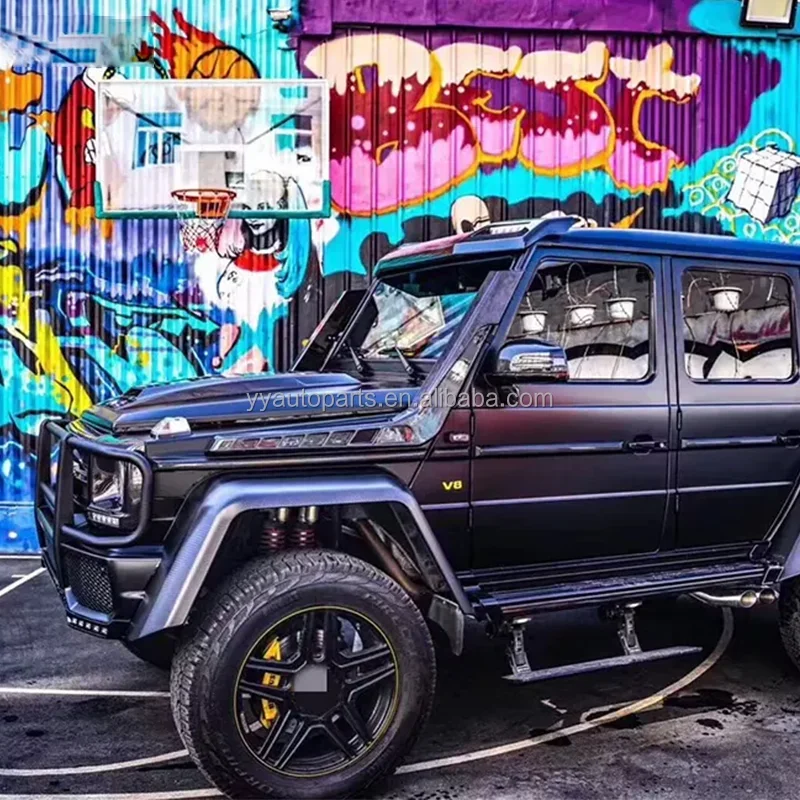 W463 Snorkels For G Class G500 G63 G350 4X4 Wading Tail Throat B Style Carbon FIber Snorkel Car Exterior Accessories