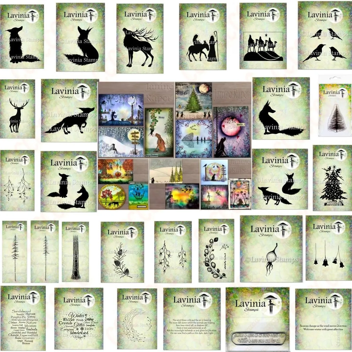 

2023 New Arrivals Christmas Tree Fox Collection Clear Stamps Scrapbooking Supplies Gift Paper Card Album Diy Craft Template