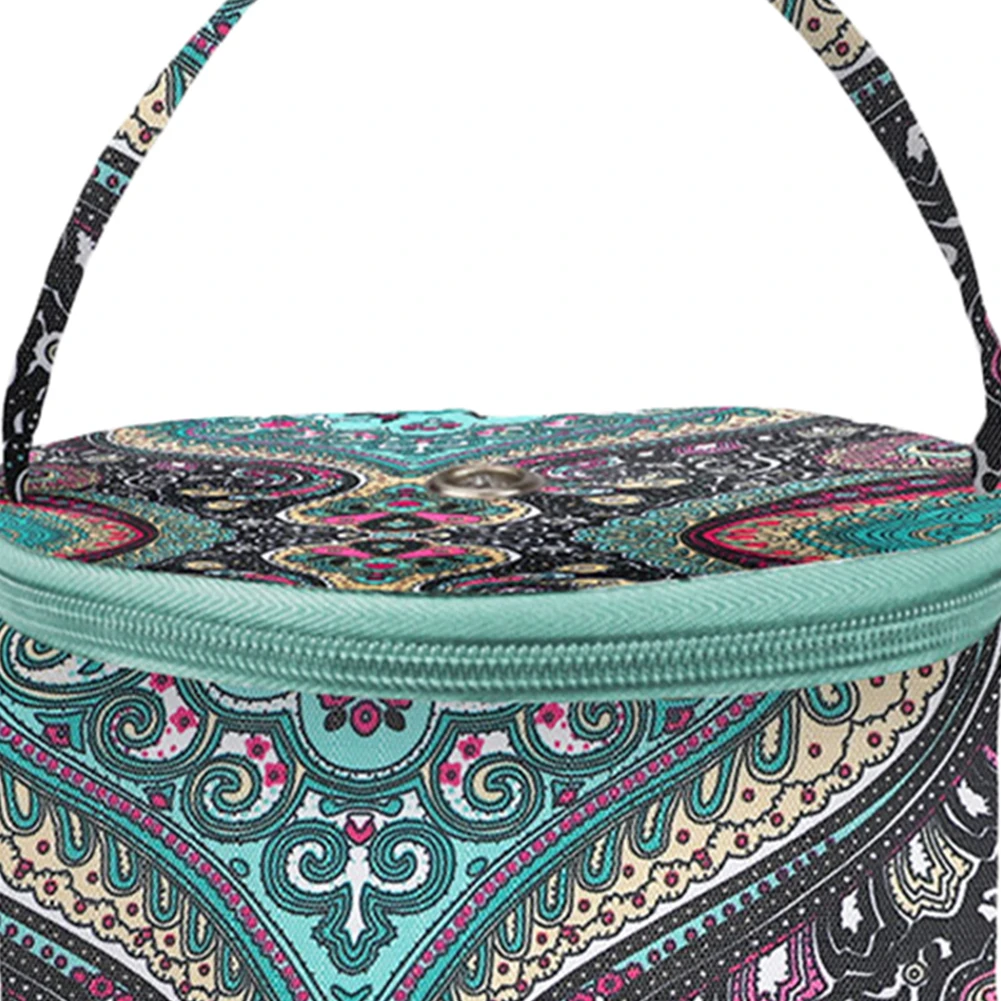 Knitting Bag Multifunctional Portable Wool Crochet Yarn Storage Bag Oxford Cloth Sewing Needle Sewing Accessories Storage