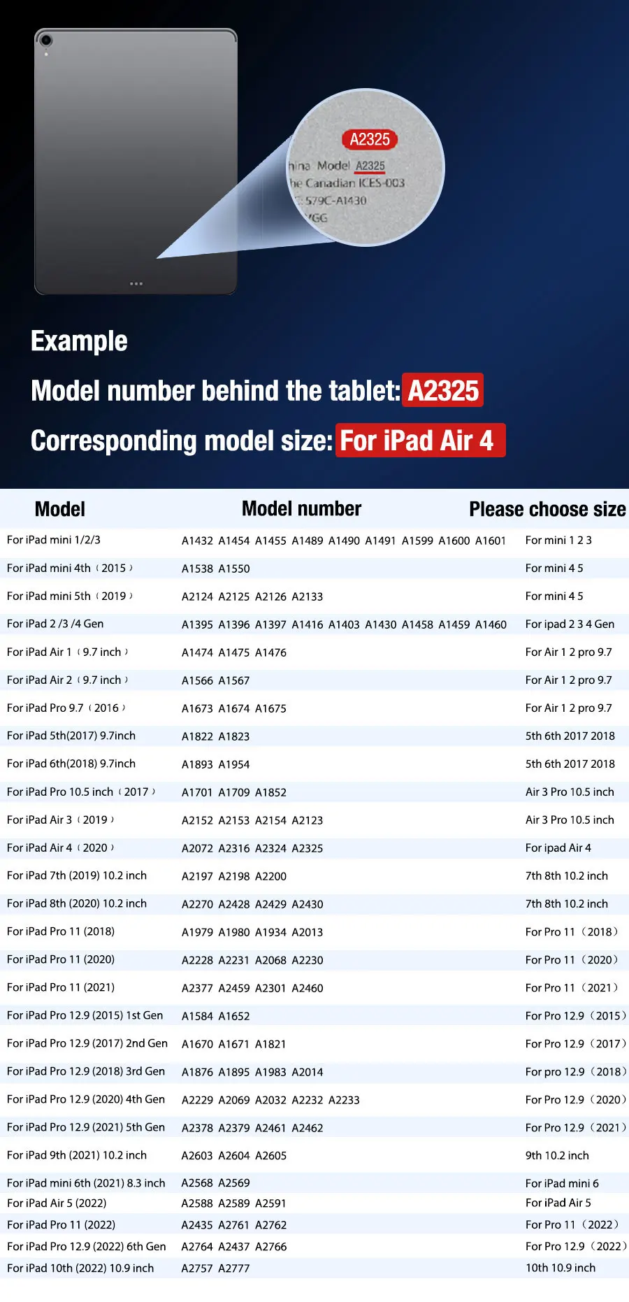 acessórios para tablet