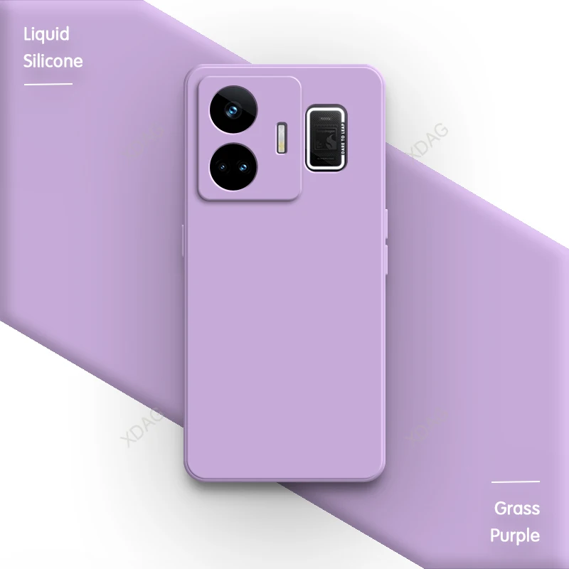 Premium Liquid Silicone Phone Case with Lens Protection - Durable Back Cover