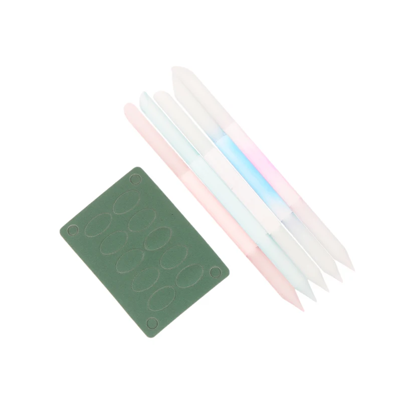 Nail Care Kit Manicure Tools Manicure Pedicure Kit Manicure Set Nail Art Pusher Manicure Pedicure Tools Cuticle Pusher Nail Manicure Sticks Glass Cuticle Pusher Cuticle Remover Tool Double Sided Trimmer Manicure Stick