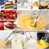 Multifunctional Electric Food Blender 7 Speed Mini Mixer Food Cake Baking Dough Mixer Handheld Mixer Egg Beater Automatic Cream 6