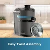 Quiet Fruit Vegetable Juicer Easy Twist Non-Drip Compact Design Easy-Clean Brush Space Saving Juicer by Spectrum Brands JE2500B 4