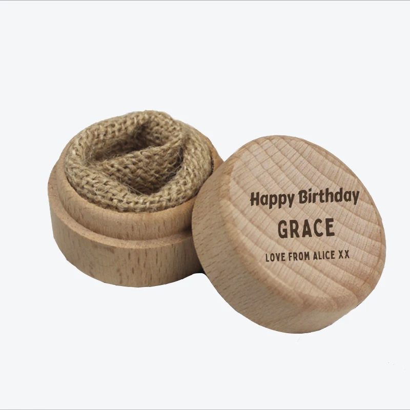 Personalised Wooden Tooth Box Engraved Keepsake Box Happy Birthday Trinket Lost Tooth Holder Love Tooth Fairy Box Spanish