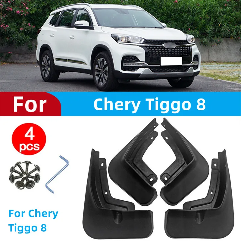 

4 шт., брызговики для Chery Tiggo 8