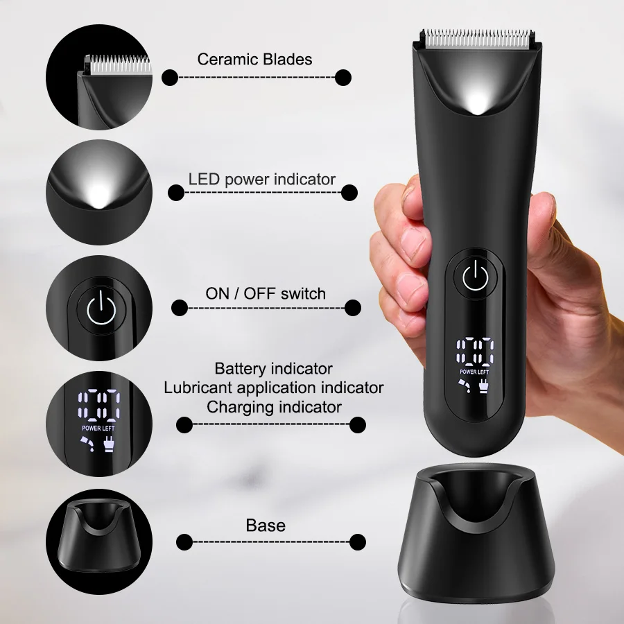 ماكينة تشذيب الفخذ والجسم الكل في واحد للرجال - مج...