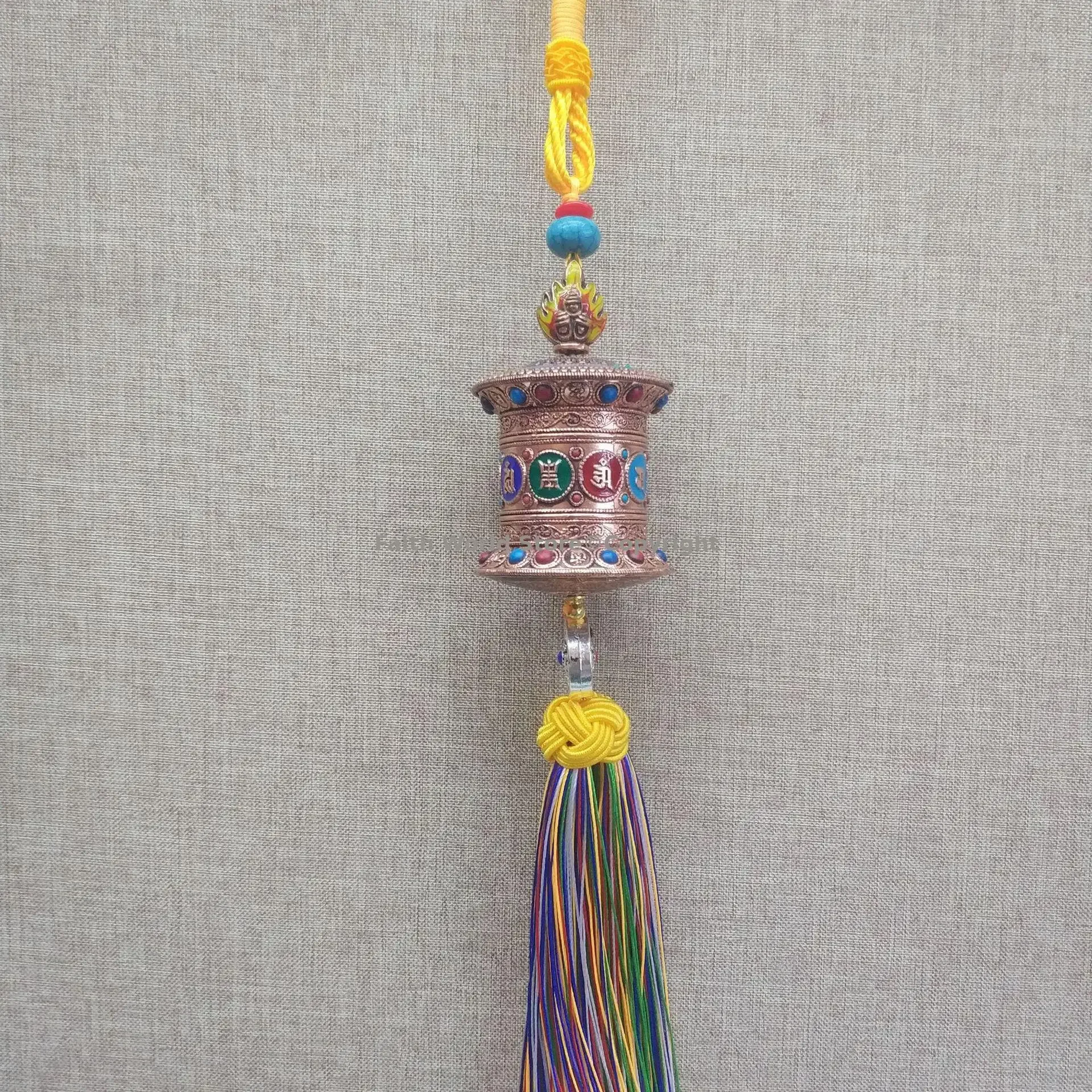 5P 2025 taoistische buddhistische Lieferungen Mantra sicheres Amulett POWER schützender Talisman verheißungsvolles Glücksgebet HOME CAR Taschenanhänger – Detail 4