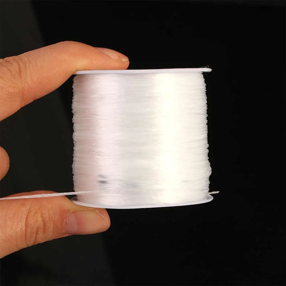 DIY 60m Rope Elastic Bracelets Craft Fibre Wire Beading Thread Stretch Cord
