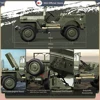 JJRC C8815 1/10 Rc Car 1941 MB Scaler Willys Jeep 2.4g 4wd RTR Crawler Climbing Military RC Truck Offroad Vehicle Adult Kids Toy 2