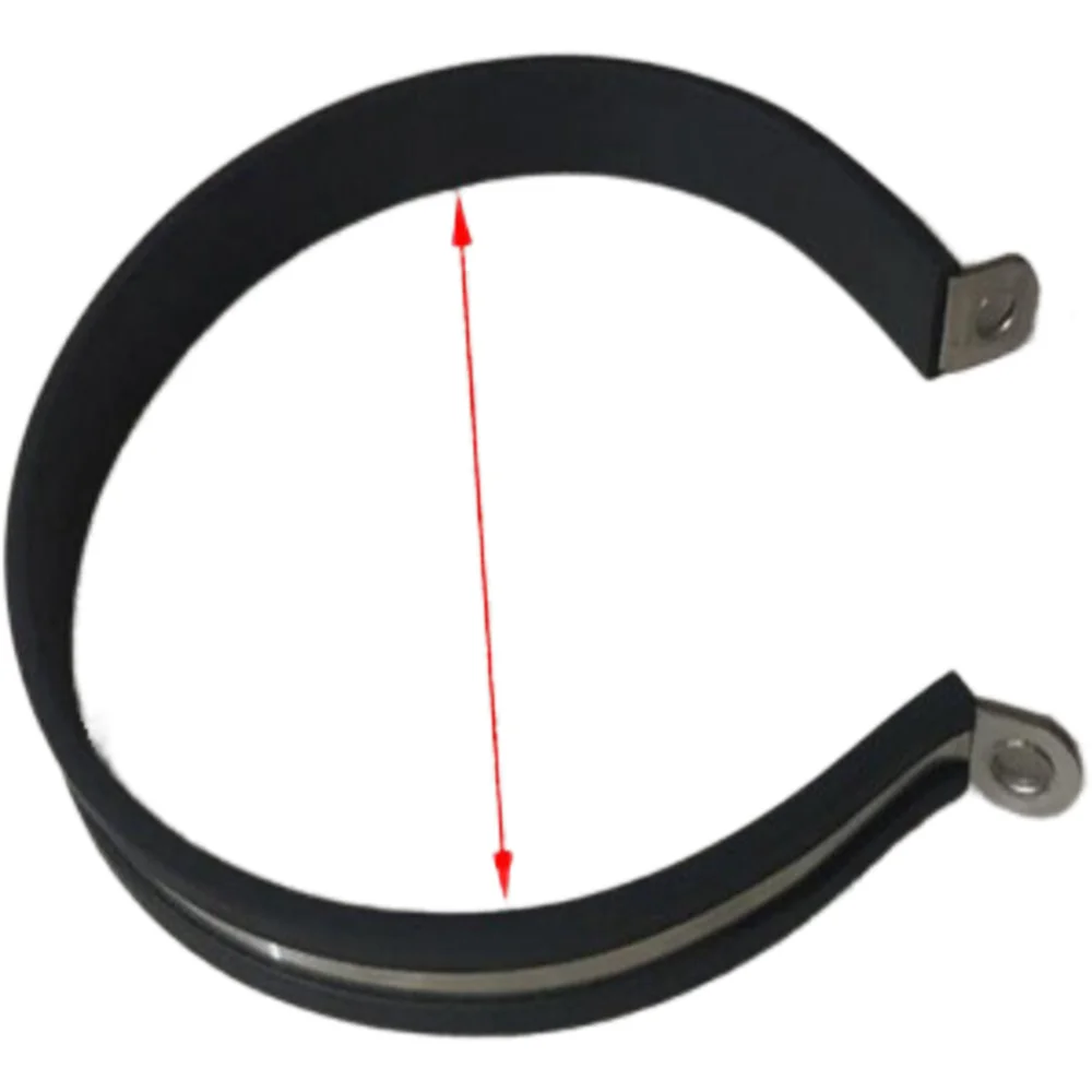 50/57/60/60/65/70/75/80/85/90/100/105/110/140 mm รถจักรยานยนต์ท่อไอเสียท่อผู้ถือ Clamp คงที่แหวนสนับสนุนวงเล็บกลม 1