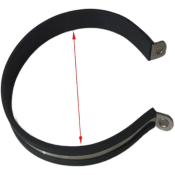 50/57/60/60/65/70/75/80/85/90/100/105/110/140 mm รถจักรยานยนต์ท่อไอเสียท่อผู้ถือ Clamp คงที่แหวนสนับสนุนวงเล็บกลม 1