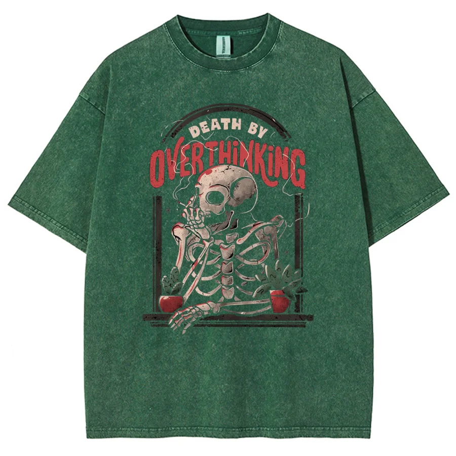thumbnail image 1 of Camiseta con estampado de la serie Anime Skull Man para unisex, camisetas de estilo hip hop lavadas retro, camisetas de algodón 100 %, camisetas de Taylors Swift, 1 of 5