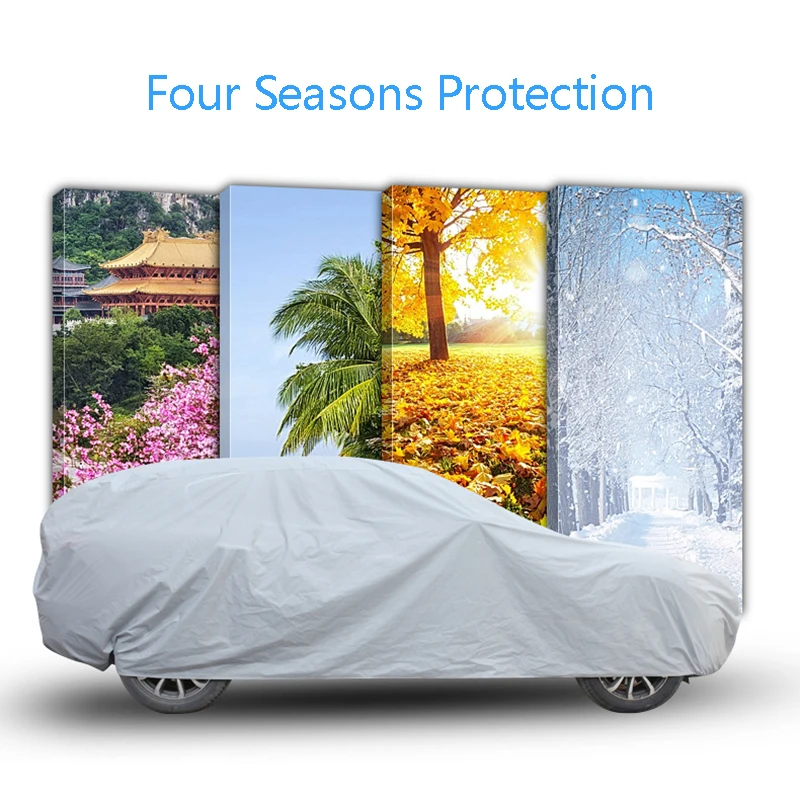 

Car Cover Outdoor Protection Full Exterior Hail and Storm Protection Snow Covers Sunshade Dustproof Rain Universal For Sedan/SUV