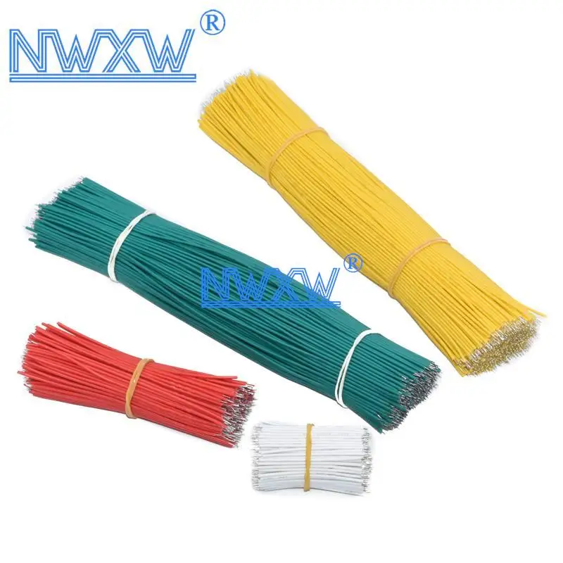 100linejumper24awgdoubletinweldingwireelectroniccable5cm10