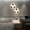 Children Bedroom Chandelier Modern Simple Walkway Creative Personality Football Glass Lamps Boys Girls Room Decorative Lights 6