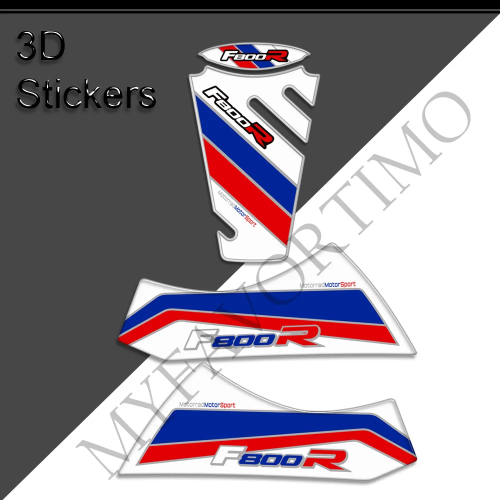 

Motorcycle Stickers Decals For BMW F800R F 800 R F800 Tank Pad Side Grips Gas Fuel Oil Kit Knee Protector Protection