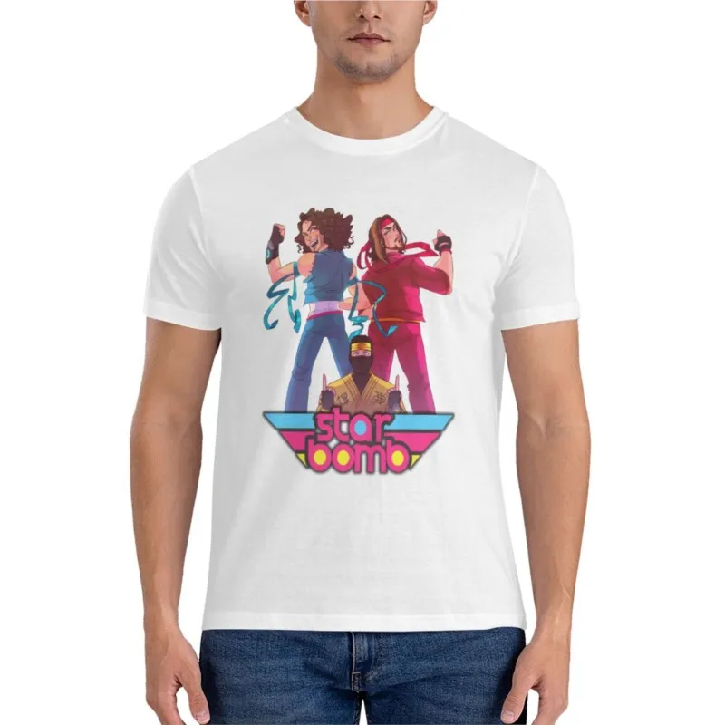 

Мужская футболка Starbomb #2, Классическая футболка на заказ, мужские футболки с графическим рисунком, Мужская одежда, летняя мужская футболка