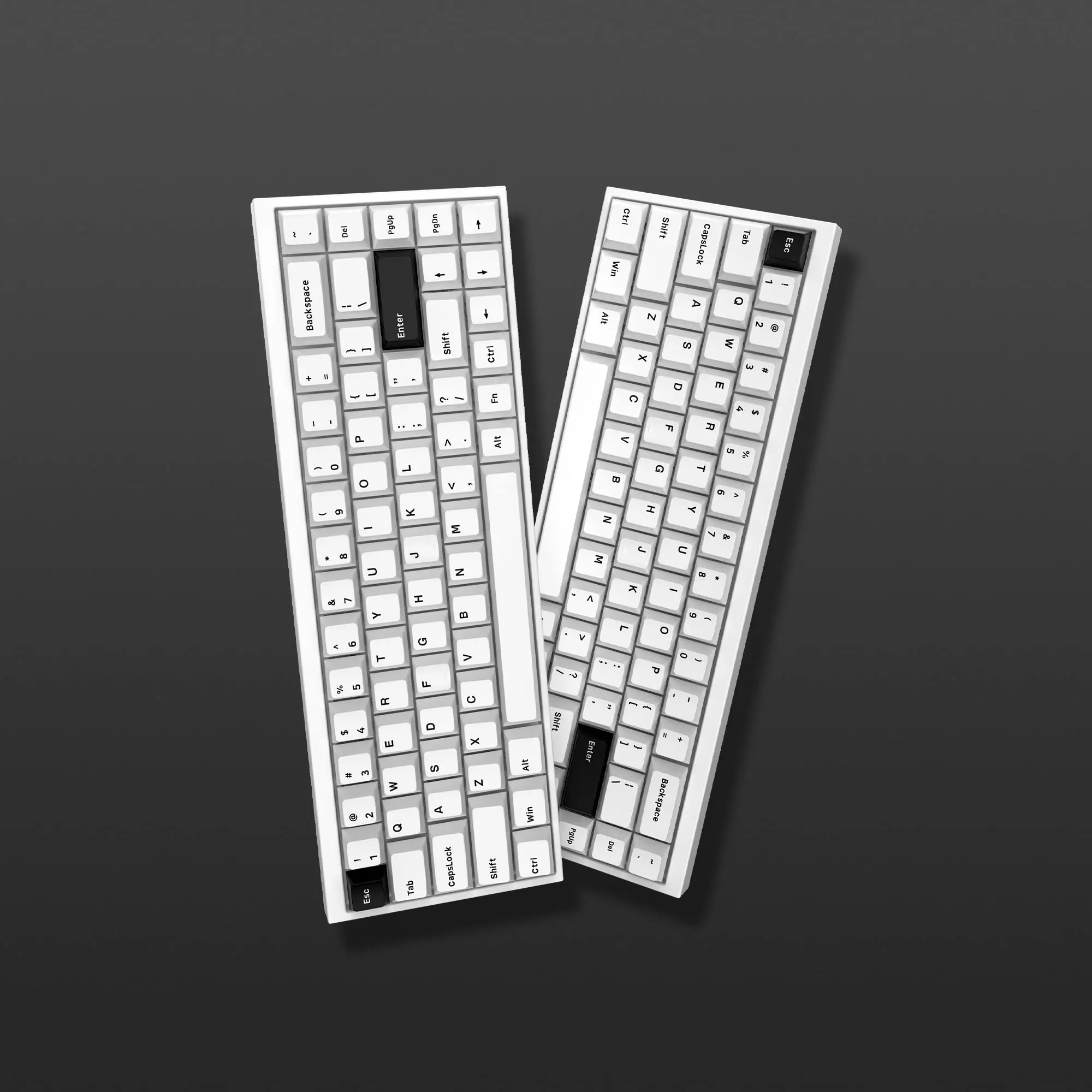Duplo Tiro Pbt Keycaps 168 Teclas Bow Branco Preto Cereja Perfil Gateron Switches mx Teclado Gamer Mecânica - Imagem 4