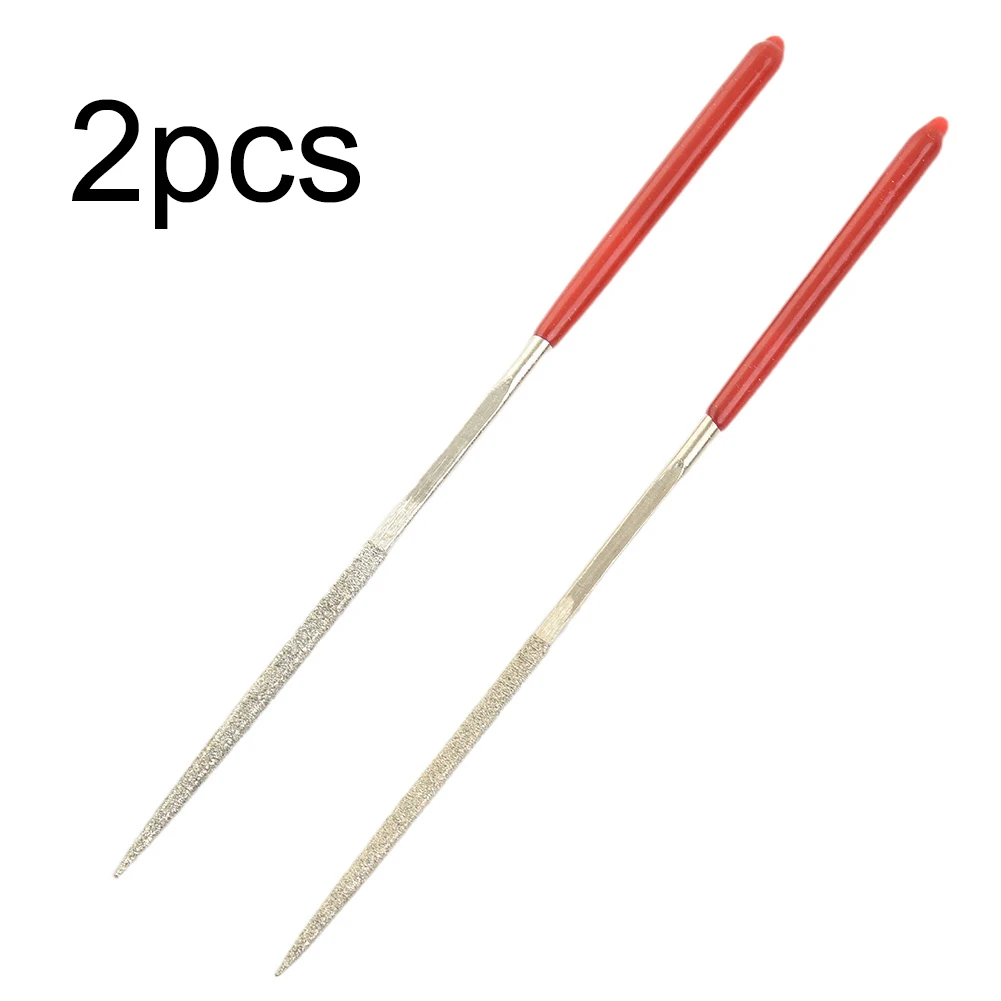 

2pcs Files 50mm -plated Length 140mm Length For Steel Glass Tile Stone Metal Wood Plastic Hand Abrasive Tools