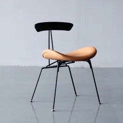 Original Italian Iron Dining Chair Nordic Industrial Style Ant Chair Designer Single Chair Makeup Stool Net Red Ins Chair
