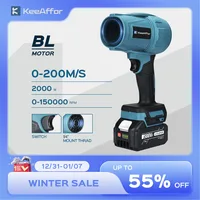 KEEAFFOR 200M/S Brushless Turbo Jet Fan 2000W Cordless Electric Air Blower Violent Handheld Power Tool for Makita 18V Battery 1